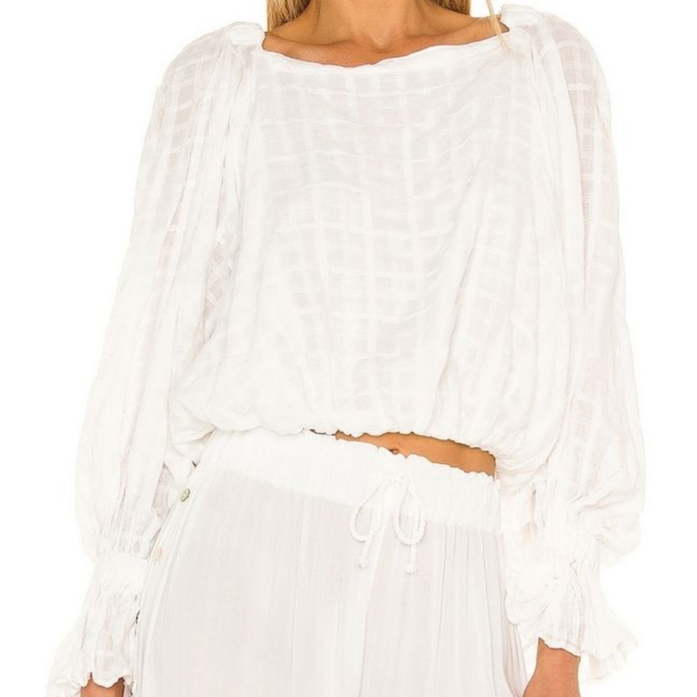 Free People White Blouse
